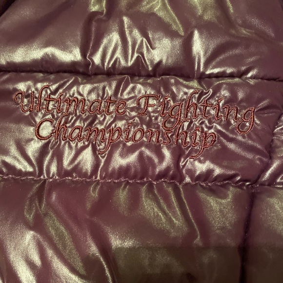 Vintage UFC Dark Purple Winter Jacket - Picture 3 of 7